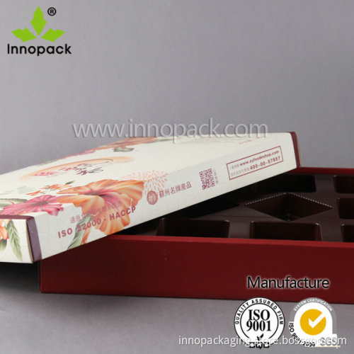Square Cupcake Box with Plastic Insert (Innopack_CSB017ZH)